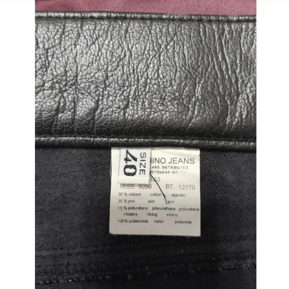 Moschino Black Relaxed Fit Jeans with Ribbed Panels - Picture 5 of 6